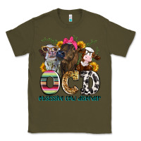 Army Green ocd obsessive cow disorder Classic Tee - Zillion Design Studio