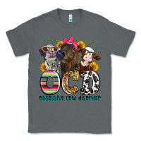 Charcoal Heather ocd obsessive cow disorder Classic Tee - Zillion Design Studio