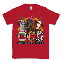 Red ocd obsessive cow disorder Classic Tee - Zillion Design Studio