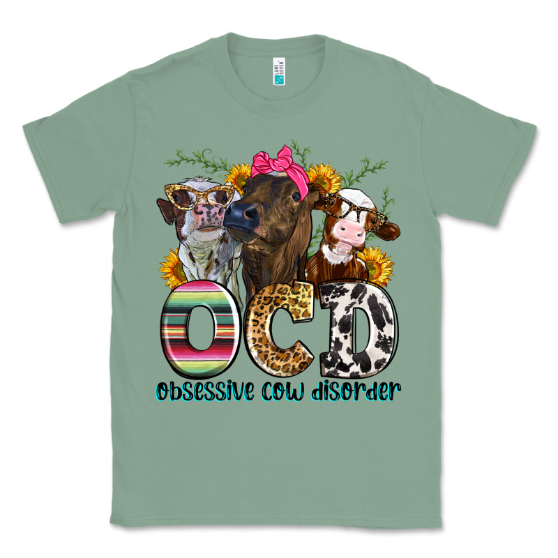 Ocd Obsessive Cow Disorder Classic Tee by Zillion Design Studio | Teevron