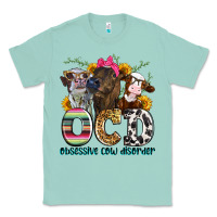Seafoam ocd obsessive cow disorder Classic Tee - Zillion Design Studio
