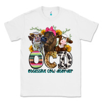 White ocd obsessive cow disorder Classic Tee - Zillion Design Studio
