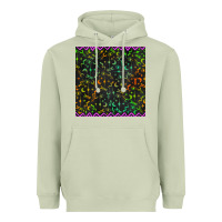 Halloween Witch Symbols Seamless Pattern Heavyweight Hoodie | Teevron