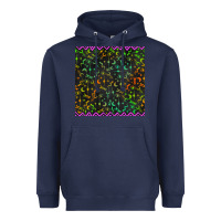 Navy halloween witch symbols seamless pattern Heavyweight Hoodie - BundleAndBundleShop