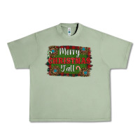 Oil Green Merry Christmas Y'all Urban Heavy Tee - RanaPortraitStore