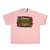Salmon Merry Christmas Y'all Urban Heavy Tee - RanaPortraitStore