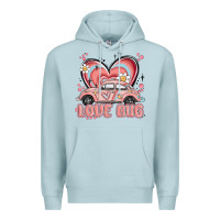 Blue Mist love bug Premium Hoodie - MaliasSmallBusiness