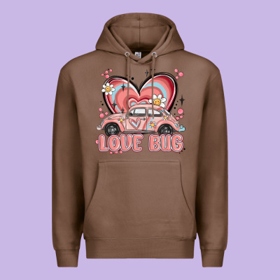 Love Bug Premium Hoodie Designed By Maliassmallbusiness