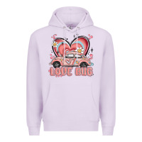 Lilac love bug Premium Hoodie - MaliasSmallBusiness