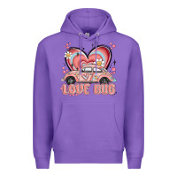 Purple love bug Premium Hoodie - MaliasSmallBusiness