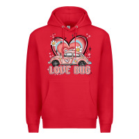 Red love bug Premium Hoodie - MaliasSmallBusiness