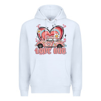 White love bug Premium Hoodie - MaliasSmallBusiness