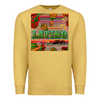 Antique Gold latino seamless pattern Premium Sweatshirt - BundleAndBundleShop