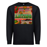Black latino seamless pattern Premium Sweatshirt - BundleAndBundleShop