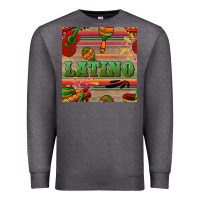 Charcoal Heather latino seamless pattern Premium Sweatshirt - BundleAndBundleShop