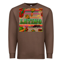 Chestnut latino seamless pattern Premium Sweatshirt - BundleAndBundleShop