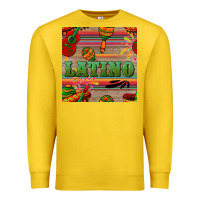 Lemon latino seamless pattern Premium Sweatshirt - BundleAndBundleShop