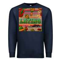 Navy latino seamless pattern Premium Sweatshirt - BundleAndBundleShop