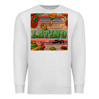 Oatmeal Heather latino seamless pattern Premium Sweatshirt - BundleAndBundleShop