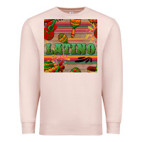 Pale Pink latino seamless pattern Premium Sweatshirt - BundleAndBundleShop