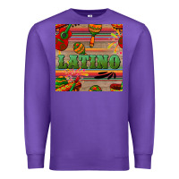 Purple latino seamless pattern Premium Sweatshirt - BundleAndBundleShop