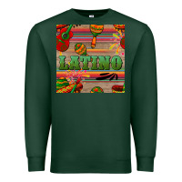 Sports Green latino seamless pattern Premium Sweatshirt - BundleAndBundleShop