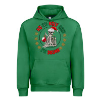 Emerald ho ho holly shit skeleton santa Urban Hoodie - MaliasSmallBusiness
