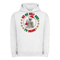 Pigment Lunar Rock ho ho holly shit skeleton santa Urban Hoodie - MaliasSmallBusiness