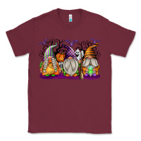 Burgundy Halloween Gnomes Classic Tee - texasbilliewilder