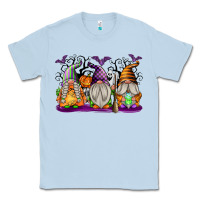 Dusty Blue Halloween Gnomes Classic Tee - texasbilliewilder