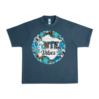 Midnight Navy Winter vibes Urban Heavy Tee - RanaPortraitStore