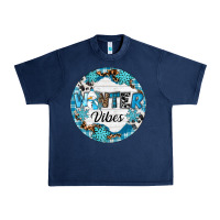 Navy Winter vibes Urban Heavy Tee - RanaPortraitStore