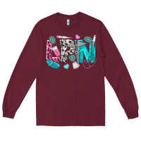 Burgundy lpn Long Sleeve Tee - texasbilliewilder