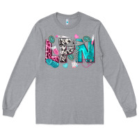 Heather Grey lpn Long Sleeve Tee - texasbilliewilder