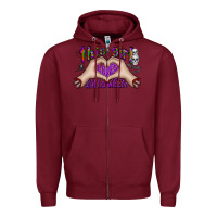 Burgundy this girl loves halloween Zipper Hoodie - CowhideDigitalArt