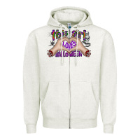 Oatmeal Heather this girl loves halloween Zipper Hoodie - CowhideDigitalArt