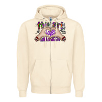 Sandshell this girl loves halloween Zipper Hoodie - CowhideDigitalArt