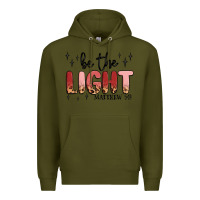 Army Green be the light Premium Hoodie - MaliasSmallBusiness