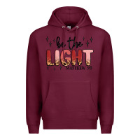 Burgundy be the light Premium Hoodie - MaliasSmallBusiness