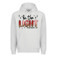 Dove Grey be the light Premium Hoodie - MaliasSmallBusiness