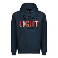 Navy be the light Premium Hoodie - MaliasSmallBusiness