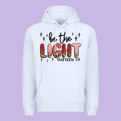 Be The Light Premium Hoodie Designed By Maliassmallbusiness