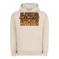 Pigment French Oak elevated melanated educated motivated Urban Hoodie - NancyCooperArtShop