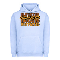 Pigment Grape Ice elevated melanated educated motivated Urban Hoodie - NancyCooperArtShop