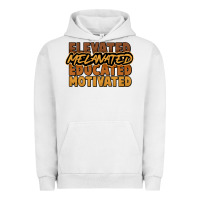 Pigment Lunar Rock elevated melanated educated motivated Urban Hoodie - NancyCooperArtShop