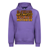 Tulip elevated melanated educated motivated Urban Hoodie - NancyCooperArtShop