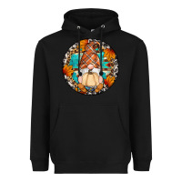 Black fall gnomes round earrings Heavyweight Hoodie - Artiststas