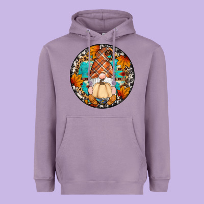 Fall Gnomes Round Earrings Heavyweight Hoodie Designed By Artiststas