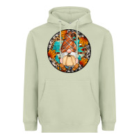 Matcha fall gnomes round earrings Heavyweight Hoodie - Artiststas