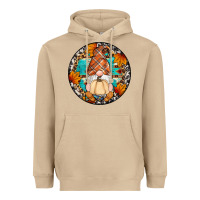 Mushroom fall gnomes round earrings Heavyweight Hoodie - Artiststas